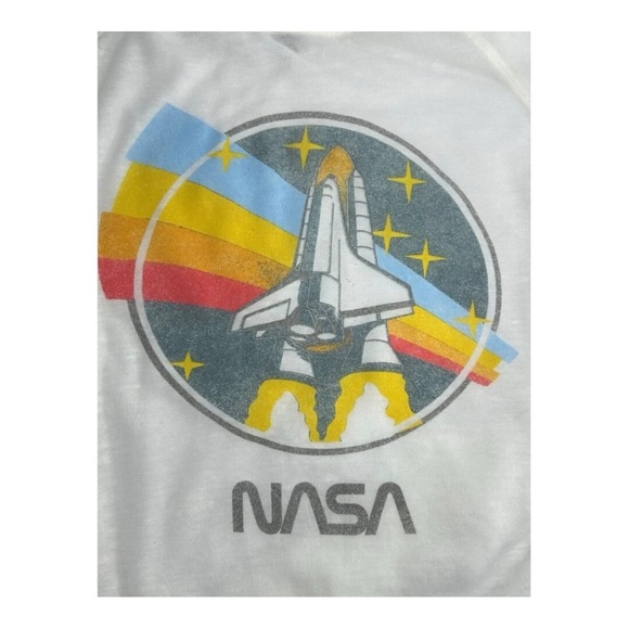 RECYCLED KARMA NASA
Oversized Sweatshirt Sz M
Graphic Sheer Cotton Rayon
Blend - Picture 5 of 6